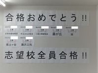 2019年高校入試は全員志望校合格！！